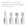 Flexibility to use your preferred brand of nipples