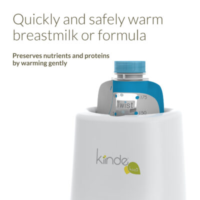 Quickly and safely warm breastmilk or formula. Preserves nutrients and proteins by warming gently