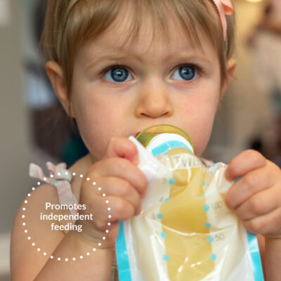 Promotes independent feeding