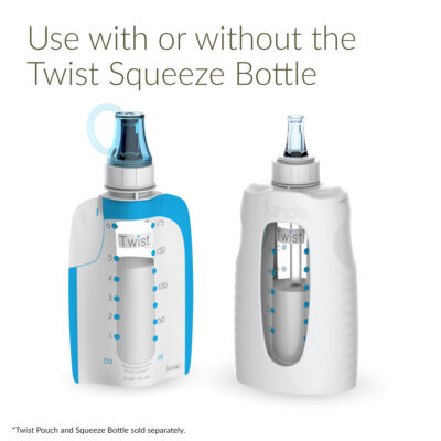 Use with or without the Twist Squeeze Bottle
