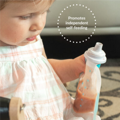 Promotes independent self-feeding