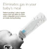 Eliminates gas in your baby's meal