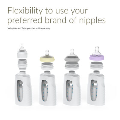 Flexibility to use your preferred brand of nipples