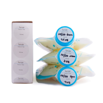 Twist Pouch Cap Labels (Date/Volume)