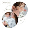 Dual-use: burp cloth and bib
