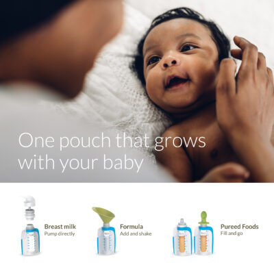 One pouch that grows with your baby