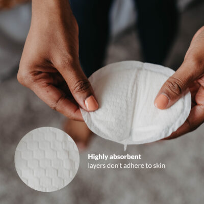 Highly absorbent layers don't adhere to skin